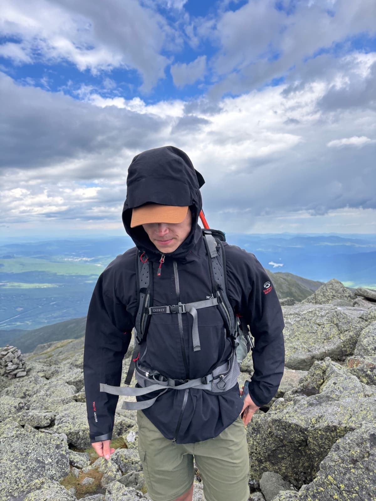 Judson Dunne on a summit above treeline
